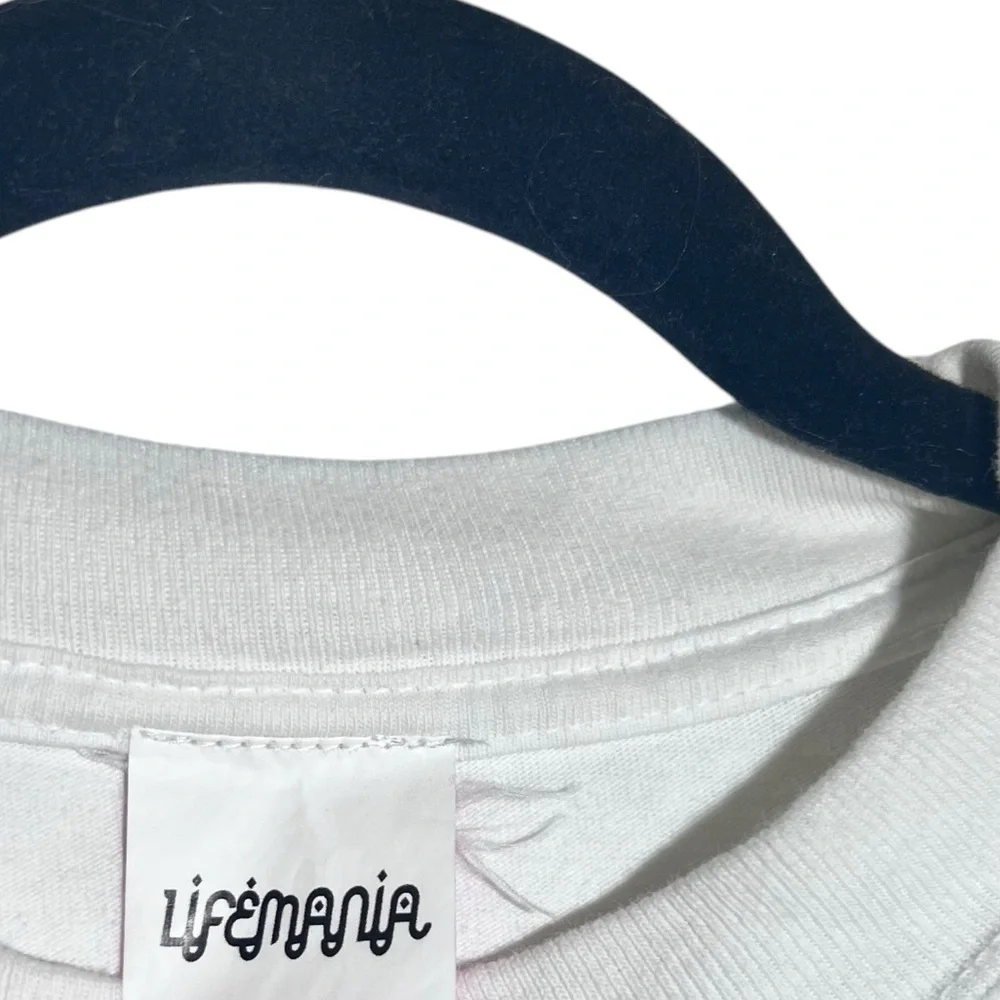 LifeMania White Short Sleeve Tee Medium